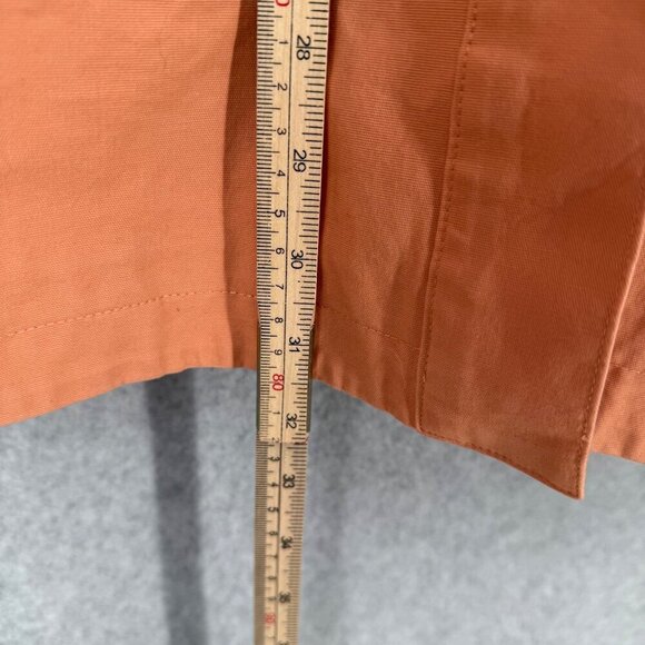 Universal Thread Womens Button Up Utility Jacket Size M Coral Tie Waist NEW - Picture 11 of 12